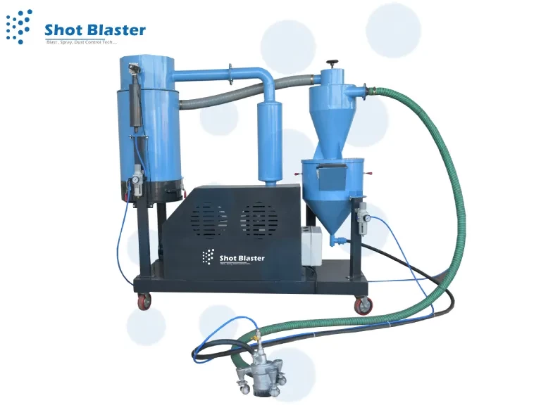 Vacuum blasting machine