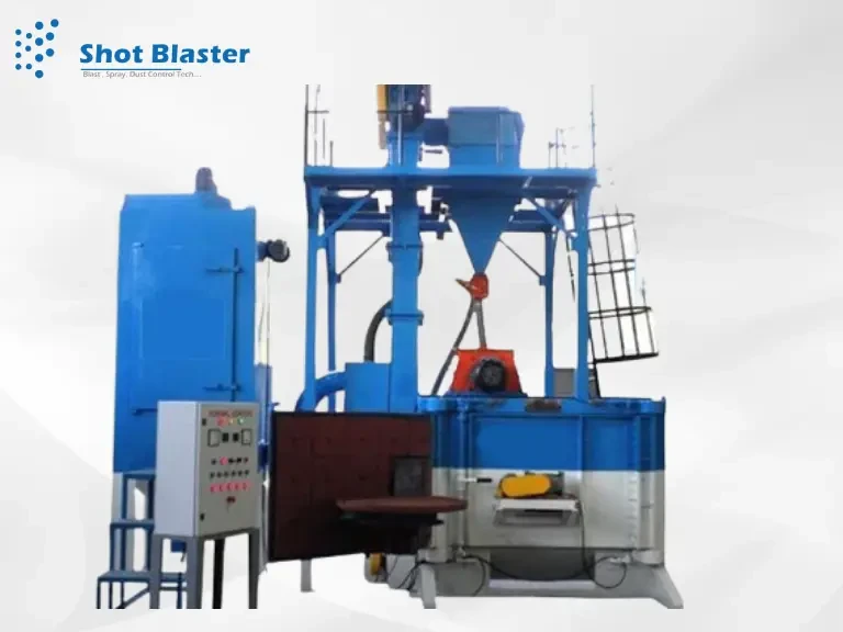 Swing Table Shot Blasting Machine